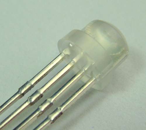 5.0MM小草帽RGB共陽霧狀發光二極管