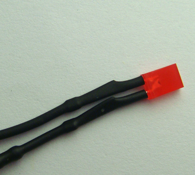 發光二極管+電阻+熱收縮套管加工