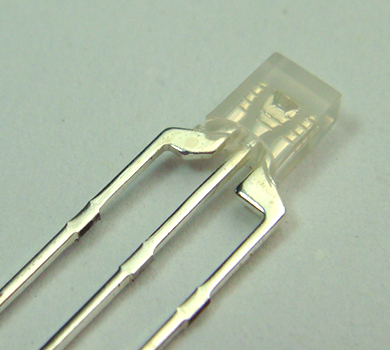 2*3*4MM紅-藍雙色共陽霧狀發光二極管 直插LED